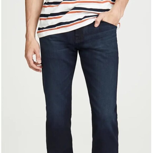 AG Denim 360 The Graduate Tailored Leg Size 36R Dark Wash - Picture 1 of 7
